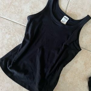 NWT Victoria’s Secret black wife beater tank